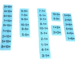 Jeu addition et soustraction - 109 plaquettes