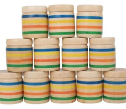 Jeu auditif - Mémo sonore bois - 12 boites ouvrables