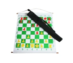 Jeu d'échec magnétique mural complet pour démonstration