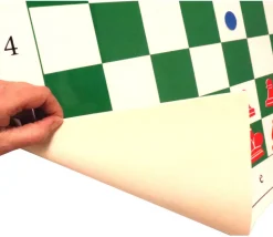 Jeu d'échec mural repositionnable complet pour démonstration