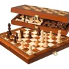Jeu d'échecs magnétiques 40 cm en bois complet plateau pliable+ 32 pièces