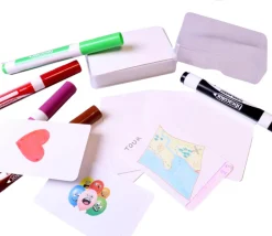 Jeu de 54 cartes blanches à personnaliser dans boite taille standard 59 x 91 mm