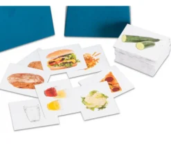Jeu de 104 cartes photos aliments - découverte, tri, groupe