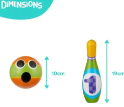 Jeu de bowling doux souple pour enfants