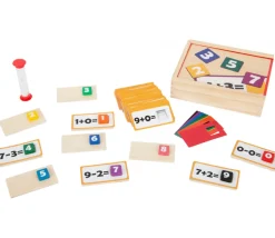 Jeu de calcul en bois addition et soustraction