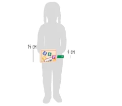 Jeu de calcul en bois addition et soustraction