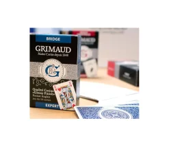Jeu de cartes 54 cartes Grimaud EXPERT bleu Bridge