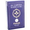 Jeu de cartes 54 cartes Piatnik bleu super luxe