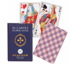 Jeu de cartes Belote 32 cartes Piatnik dos écossais