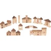 Jeu de construction Ville nature - 70 blocs en bois naturel