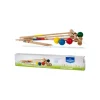 Jeu de croquet adulte/enfant 77 cm en bois 4 joueurs