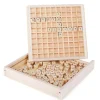 Jeu de cubes lettres en bois 145 pièces - jeu de mots