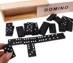 Jeu de dominos coffret bois
