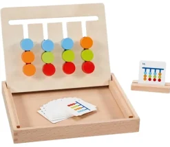 Jeu de logique couleurs tout en bois pour 1 joueur