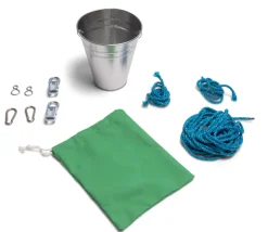 Jeu de Poulies - cordes seau et sac à coulisser
