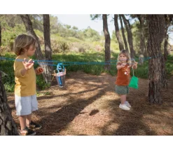 Jeu de Poulies - cordes seau et sac à coulisser