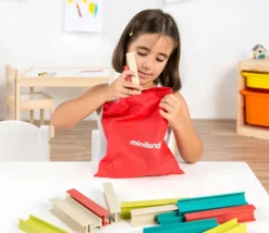 Jeu de poutres emboitables en bois écologique - construction