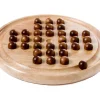 Jeu de solitaire en bois 22 cm diamètre