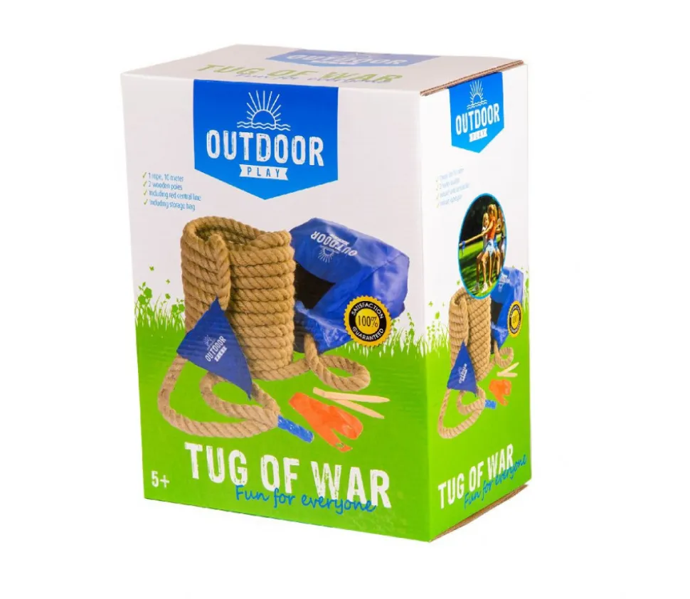 Jeu de tir à la corde 10 mètres avec drapeau limite