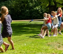 Jeu de tir à la corde 10 mètres avec drapeau limite