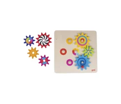Jeu des engrenages en bois 20.7 x 20.7 cm