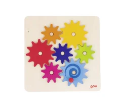 Jeu des engrenages en bois 20.7 x 20.7 cm