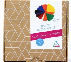 Jeu des fractions - 21 portions (rond de 10 cm)