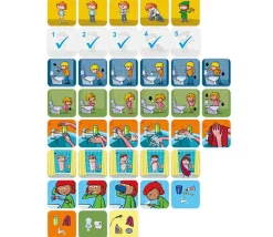 Jeu des séquences habitude hygiène enfant 3 à 6 ans