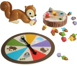 Jeu éducatif écureuil gourmand et rusé