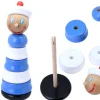 Jeu empilable bleu-blanc Marin 25 cm