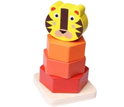 Jeu empilable tigre 10 cm