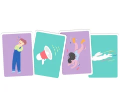 Jeu Flash Action Anglais - Apprendre verbes et adverbes