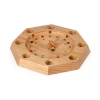 Jeu giroulette bois avec toupie et billes - super roulette