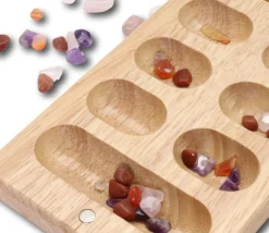 Jeu Kalaha - Awalé en bois pliant