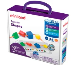 Jeu laçage Perles formes géométriques 25 mm