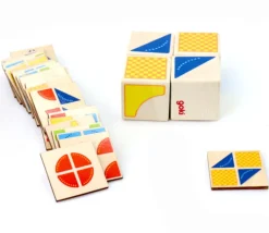 Jeu logique en bois Kubus 4 cubes