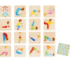 Jeu mémo en bois - la gymnastique
