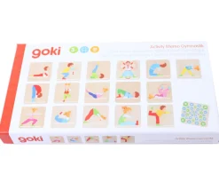 Jeu mémo en bois - la gymnastique