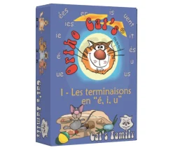 Jeu Ortho Cat's 1 terminaisons é i u - orthographe du CE1 au collège
