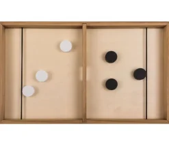 Jeu palets Puck hockey bois 35 x 21 cm - petit format