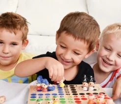 Jeu Petits chevaux - ludo pirate en bois