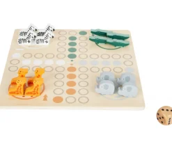 Jeu Petits chevaux en bois version Safari