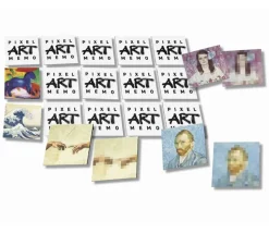 Jeu Pixel ART Mémory - Peintures célèbres