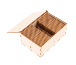 Jeu puzzle des lettres cursives et scriptes en bois