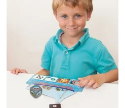 Jeu puzzle Véhicules et cartes profession