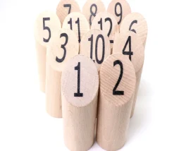 Jeu quilles finlandaises en bois fabriquées en France