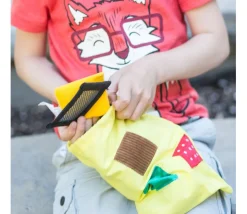 Jeu tactile découverte des matières et textures