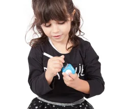 Kit 3 Dés effaçables avec feutre - Dés à personnaliser 3.5 cm