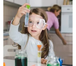 Kit 6 tubes à essai 12 ml bouchons colorés