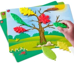 Kit activités math feuilles sensorielles (plastique 100% recyclé)